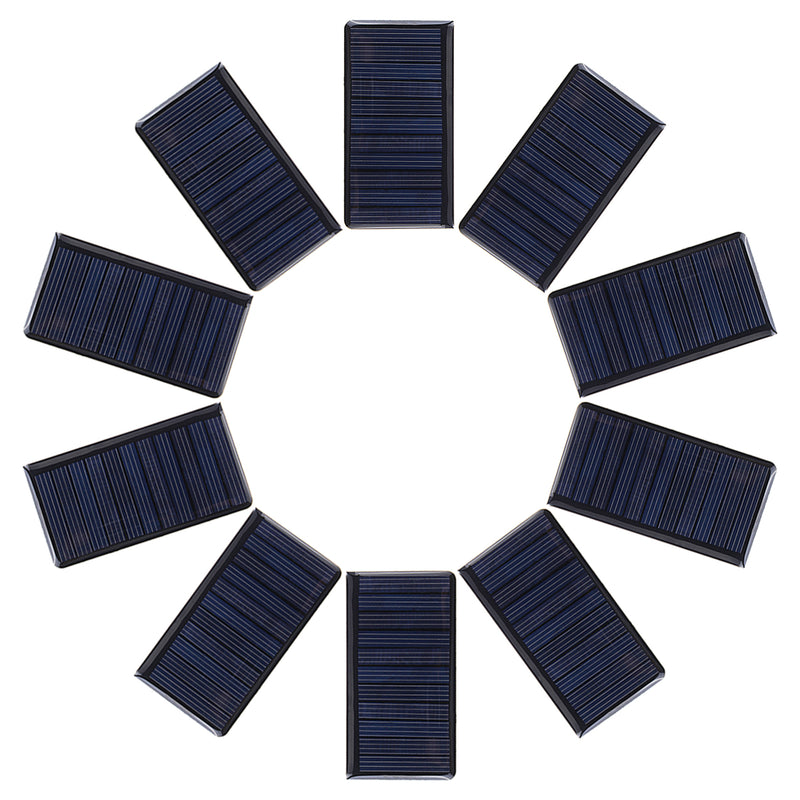 10pcs 5V 60mA Micro Solar Panel for Solar Power Mini Solar Cells DIY Electric Toy Materials