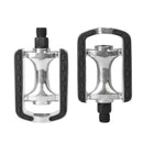 WEST BIKING 1 Pair Aluminum Alloy Bike Pedals Reflective Strip Cycling Pedals Bicycle Accessories