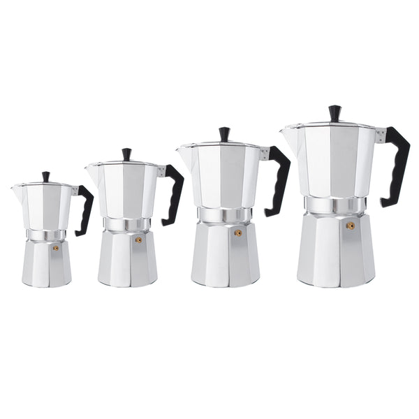 3/6/9/12 Cups Aluminum Espresso Moka Percolator Portable Coffee Maker Stovetop Home DIY