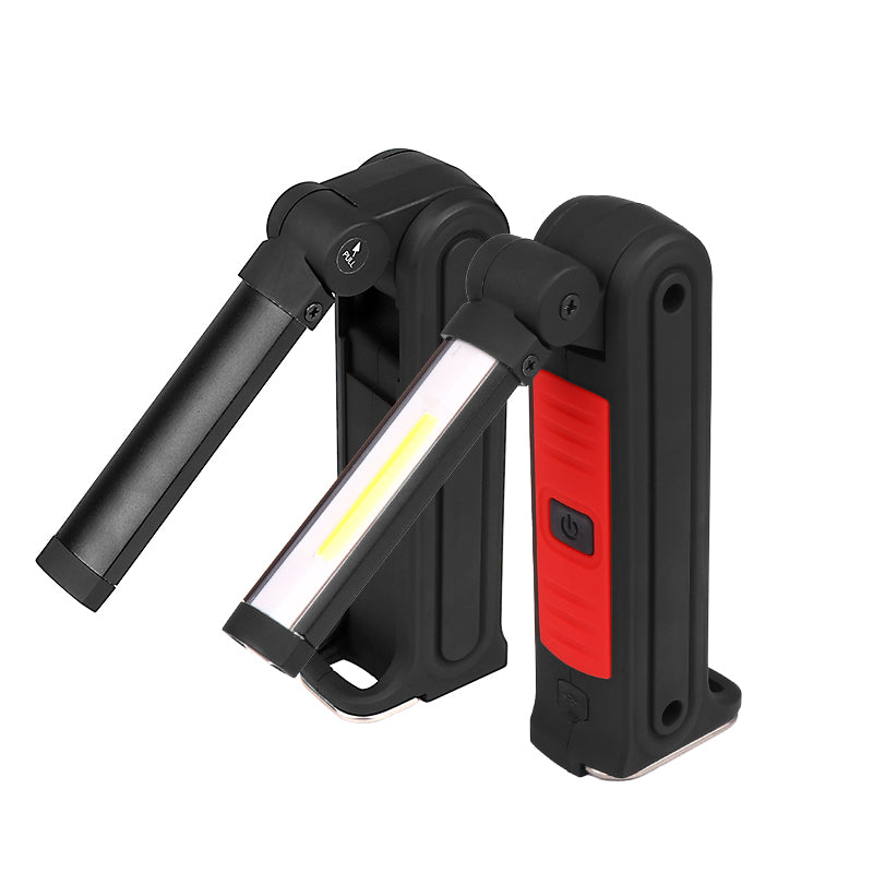 XANES 8003 COB+LED 4Modes 360 Rotation USB Rechargeable Magnetic Worklight Flashlight