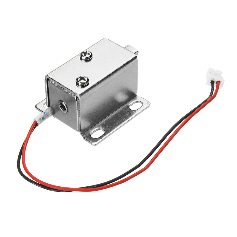 12V DC 0.43A Cabinet Electric Lock Assembly Solenoid Drawer Door Lock 27x29x18mm