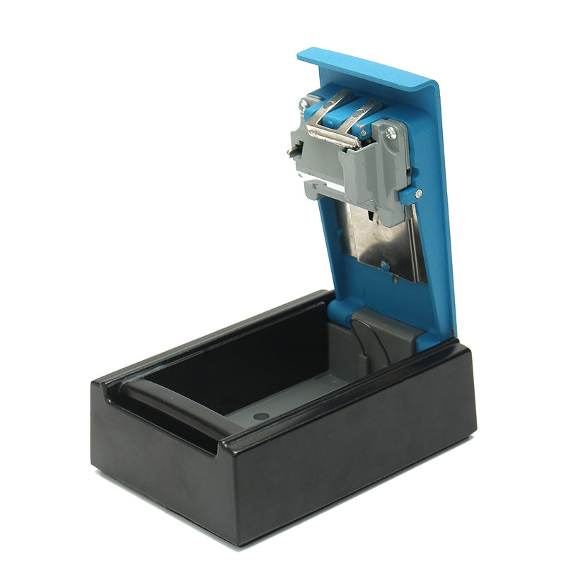 Alumium Alloy Blue 4-digit Key Parts  Storage Box