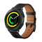 Genuine Leather Watch Band Strap For Samsung Gear Sport S4/Garmin Vivoactive 3