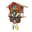 KB-002 Wooden Cuckoo Clock 3D Swing Clock Cartoon Wall Clock Bird Time Bell Alarm Watch