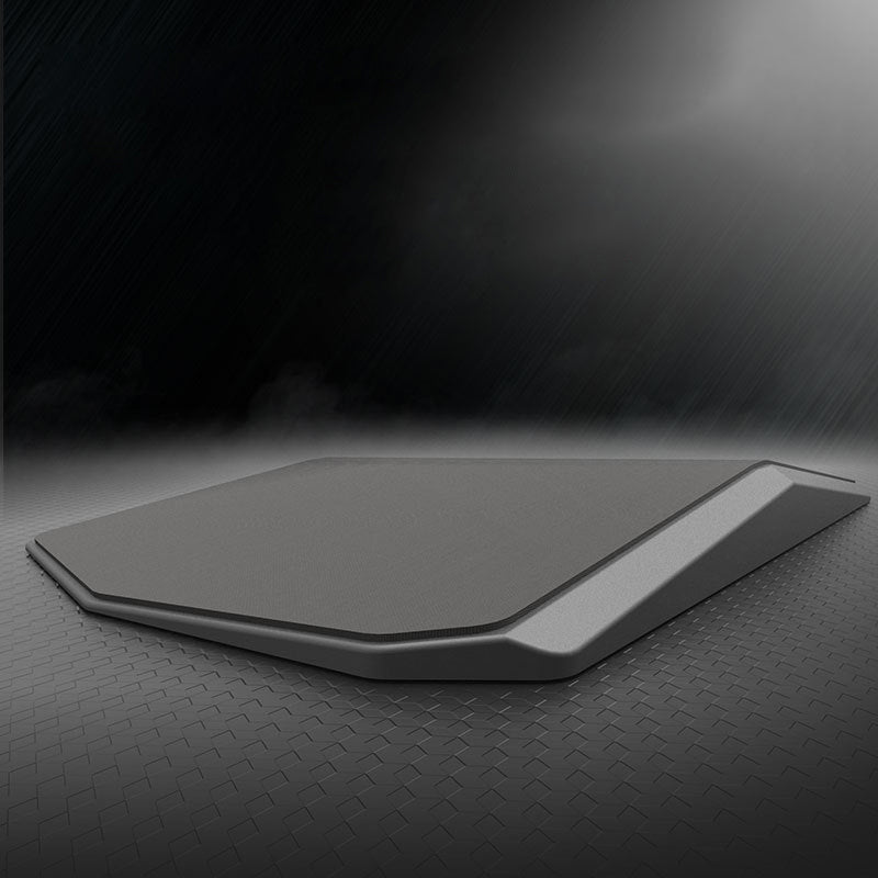 SKYLETTE 35x21x3cm Solid Geometry PU + ABS Mouse Pad for Office E-sport Game