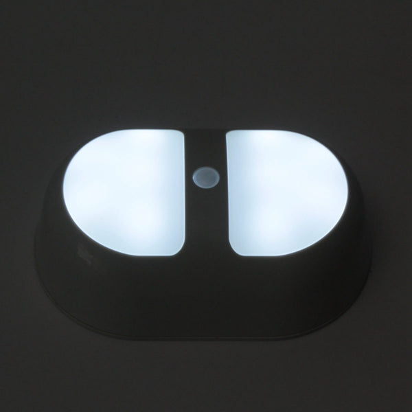 LED Night Light Human Motion Induction Sensor Control Lamp Battery For Bedroom Bathroom