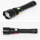 XANES 4Colors Light 9Modes LED Flashlight Railway Signal Lamp Flashlight Outdoor Multifunctional Waterproof 18650/AAA Flashlight with Tail Magnet