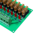 AC/DC 5 To 32V DIN Rail Mount 10 Position Power Distribution Fuse Holder Module Board