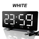 Digital FM Radio Dimmer LED Dual Alarms USB Charging Port Alarm Clock