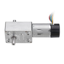 Machifit JGY-370 DC 24V Double Shaft Motor Reduction Gear Turbine Worm Self-locking Low Speed Motor