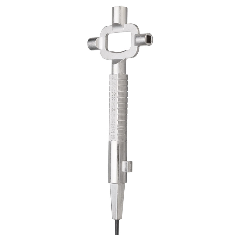 Sliver Locksmith Tool Multi Purpose Cylinder Gauge Cam Turner Spindle Turner