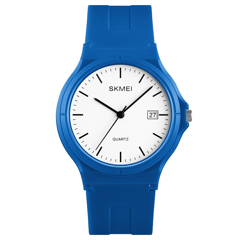 SKMEI 1449 Simple Black Pointer Fashion Colorful Men Women Quartz Watch