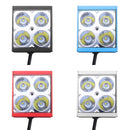 3inche 4LED DC12-24V 12W 2200LM Waterproof Motorcycle Front Bumper Lights Car Network Lights White Light
