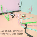 Adjustable Worm Lazy Holder Phone Holder 360 Degree Rotation For Cell Phone Under 6.0 Inches