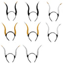 Girls Halloween Stereo Devil Horn Headband Cosplay Hair Hoop for Party Decoration