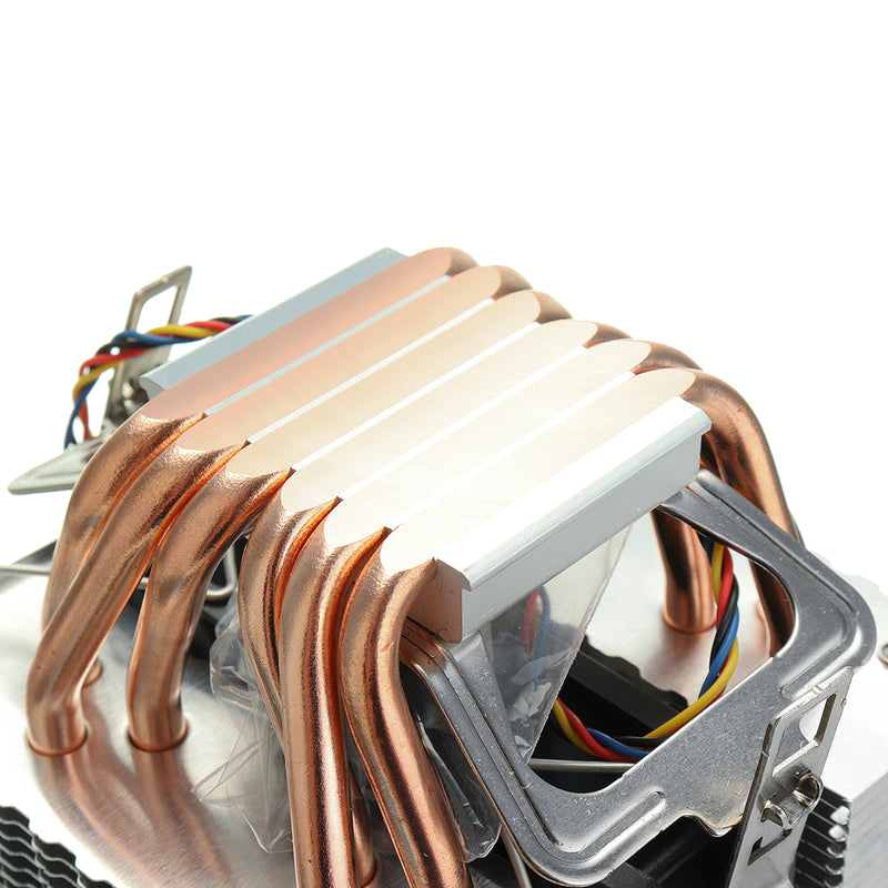 DC12V 6 Heat Pipe Computer CPU Fan Cooler Ultra-quiet Heat Sink