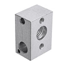 MK10 Aluminum Alloy PT100 Heating Block For 3D Printer