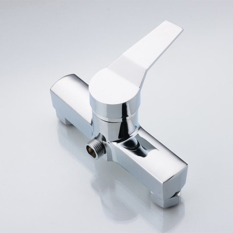 Bathroom Zinc Alloy Wall Mounted Hot & Cold Shower Mixer Valve Bath Shower Faucet Basin Bathtub Mixer Tap