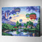 40*50cm Frameless Pictures Painting By Numbers Handpainted On Canvas DIY Landscape Oil Paintings