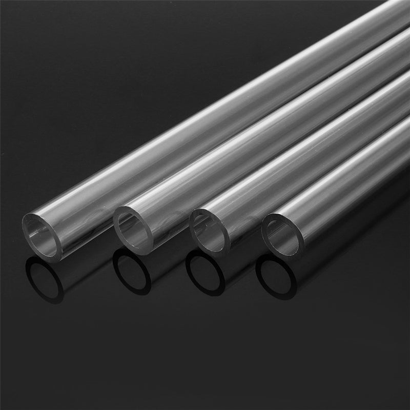 4pcs 500mm PETG Tubing Rigid Tubes Set 10/14mm Clear Bending Hard Tubes Water Cooling