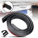 4.9ft/1.5M Universal Black Auto Car Rear Roof Trunk Spoiler Wing Lip Sticker Kit