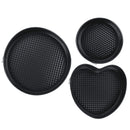 3Pcs Carbon Steel Non-stick Cake Bake Mold Pan Kitchen Bakeware Cooking Mould