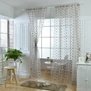 Honana WX-C11 1x2m Fashion Bird Nest Voile Door Curtain Panel Window Room Divider Sheer Curtain Home Decor