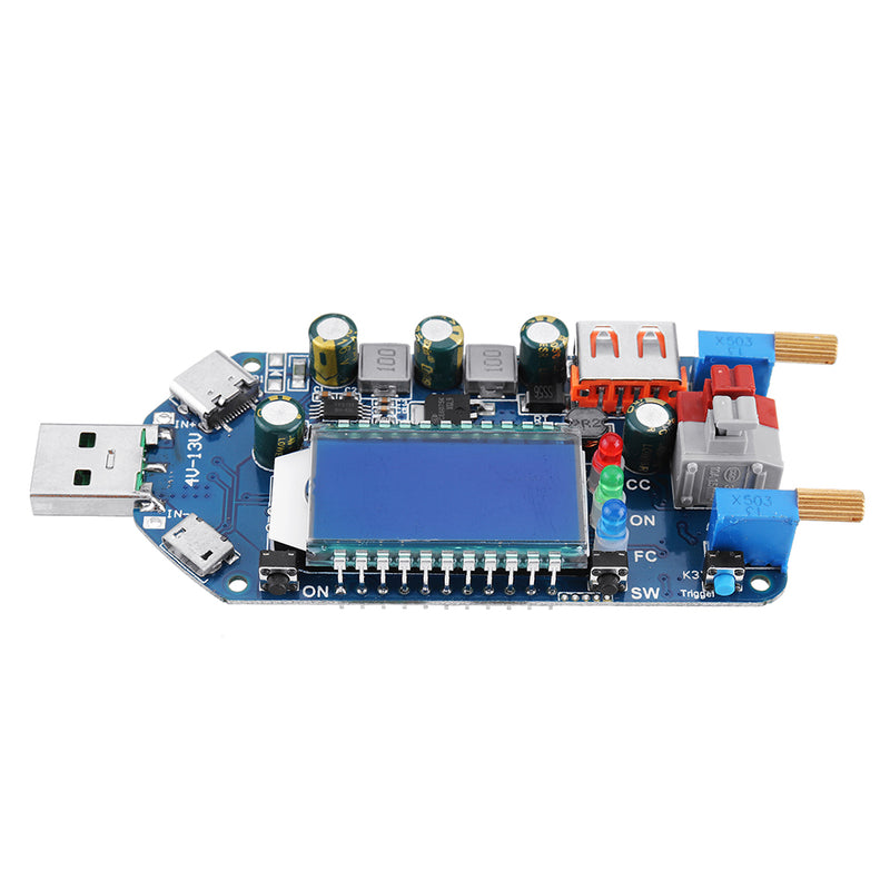 ZK-DP3A 15W USB Step UP Power Supply Module Boost Adjustable Converter Fan Speed Control Potentiometer with LCD Display