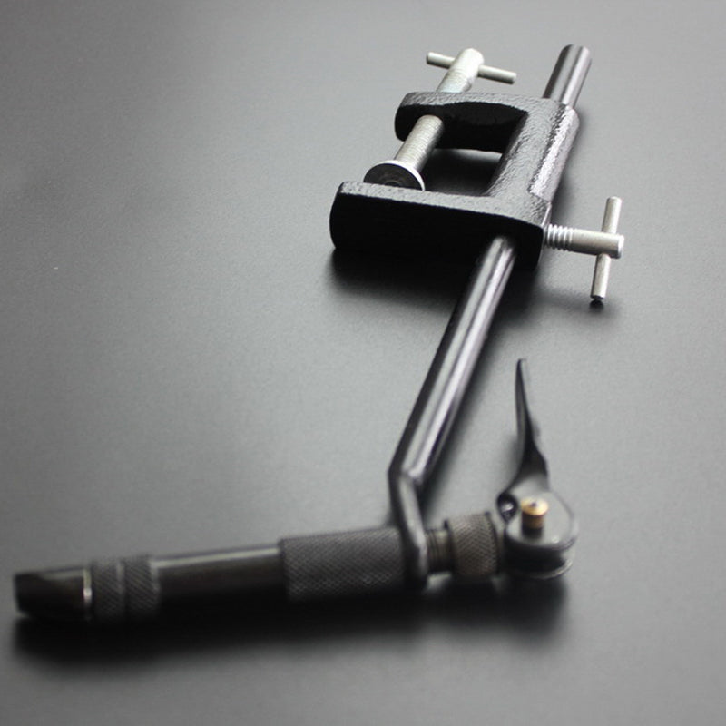 ZANLURE Stainless Steel 26cm Fly Tying Vise 4cm Max Clip C-clamp Fly Lure Tying Fishing Tool