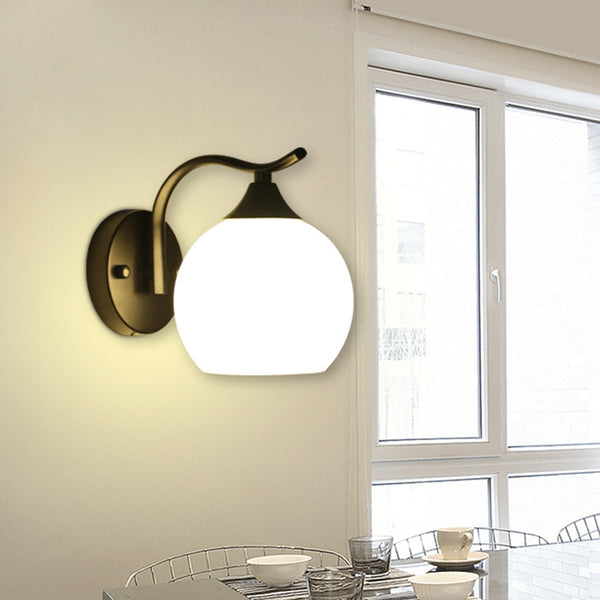 Modern Wall Light Home Bedroom Living Room Lamp Glass Sconce Lighting Fixture