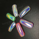Holographic Laser Nail Art Powder Holo  Effect DIY Powders Silver Pigment Hologram Rainbow