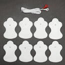 8PCS Electrode Replacement Pads for Omron Massagers with Compatible Lead Cable Home Appliance Part