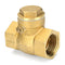 TMOK 1/2" 2/3" 1" Brass Swing Check Valve Female NPT Threaded Durable Brass Construction Valves