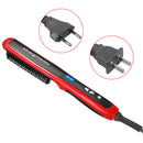 Multifunctional Hair Comb Curling Iron Hair Volumize Flatten Side and Straighten Hair Curler Show Cap Quick Hair Styler Hair Straightener