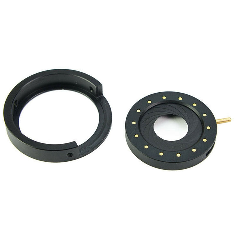 1.5-25MM Manual Zoom Adjustable Aperture Diaphragm for Microscope Camera