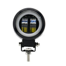 3inch  12/24V 6500K 20W Round LED Work Light With White Angel Eyes Lights Spot Fog light For Car Boat Motorcycle