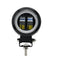 3inch  12/24V 6500K 20W Round LED Work Light With White Angel Eyes Lights Spot Fog light For Car Boat Motorcycle