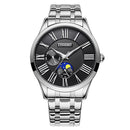 LONGBO 5013 Fashion Calendar Quartz Watches Full Steel Couple Wrist Watch