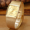 WWOOR 8831 Square Dial Luminous Display Men Wrist Watch Mesh Steel Calendar Quartz Watch