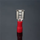 22-18AWG Insulating Female Spade Terminal Electrical Crimp Wire Connector Red