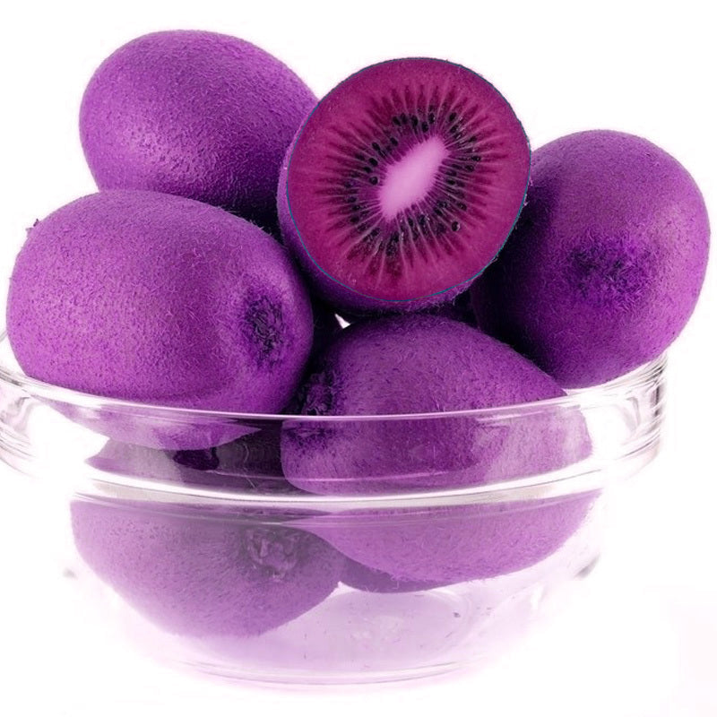 Egrow 10Pcs/pack Purple Heart Kiwi Seeds Garden Courtyard Kiwi Fruit Tree Bonsai Seeds