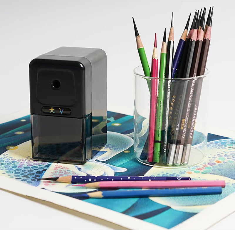 Large V Professional Manual Sketch Pencil Sharpener Generation 1.0 / 2.0 for Art Sketch Charcoal Pencils Artist Painting Drawing Tools Students School Office Supplies