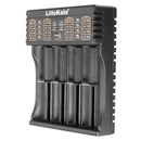 Liitokala Lii-402 Micro USB DC 5V 4Slots 18650/26650/16340/14500 Battery Charger
