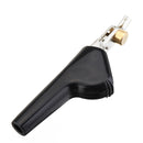 White Copper Multipurpose Barbed Test Alligator Clip Test Connector Red and Black Multimeter Test Parts