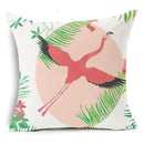 Honana 45x45cm Pillow Case Home Decoration Flamingo Palm Leaf Design 16 Optional Patterns