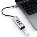 ROCK 4 in 1 Type-c to 4 USB 3.0 High Speed with OTG Function Adapter Hub for Mobile Phone Tablet PC