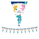 Children's Party Supplies Birthday Decorations Set Cartoon Cake Paper Cup