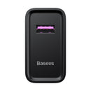 Baseus GS-QC571A 22.5W 5A QC3.0 Foldable Smart Quick Charge USB Charger with 5A Data Cable for Samsung S10+ Redmi K30 5G Tablet Notebook