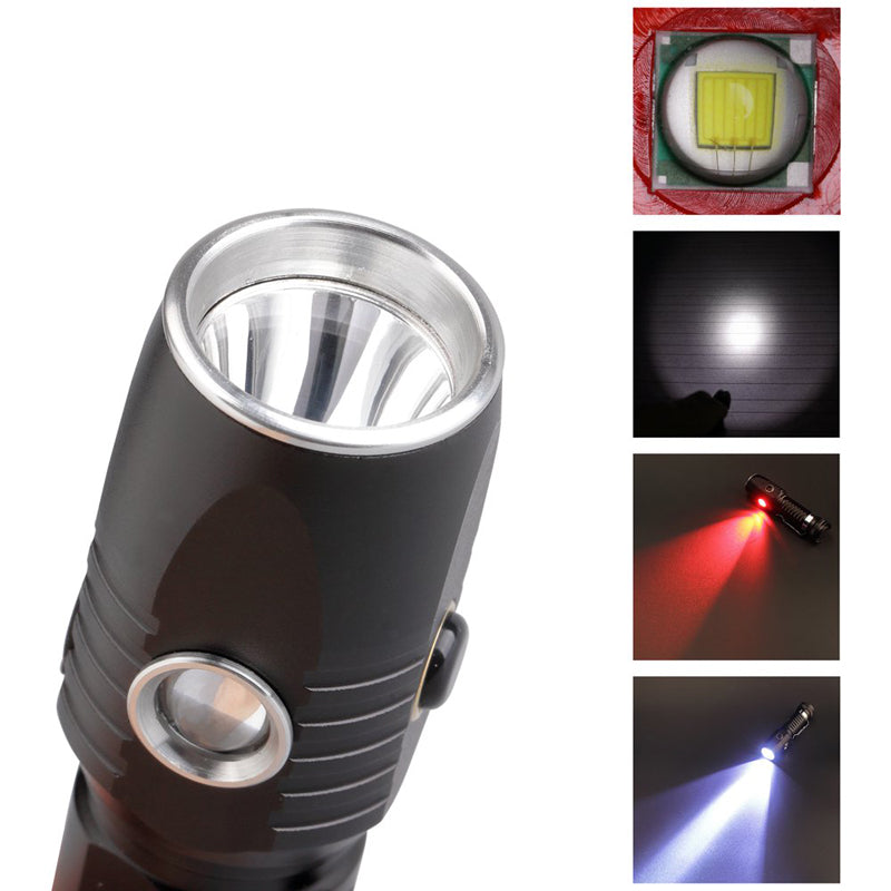 U King ZQ-X1071  T6 1000LM 5Modes USB Rechargeable LED Flashlight 18650