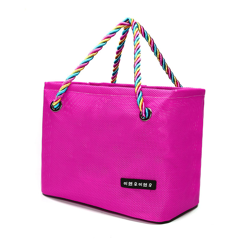 Honana HN-B70 Multifunctional Woven Storage Bag Toiletry Cosmetics Travel Beach Tote